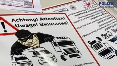 Germania: Val de furturi din cabinele camioanelor. Poliția împarte pliante