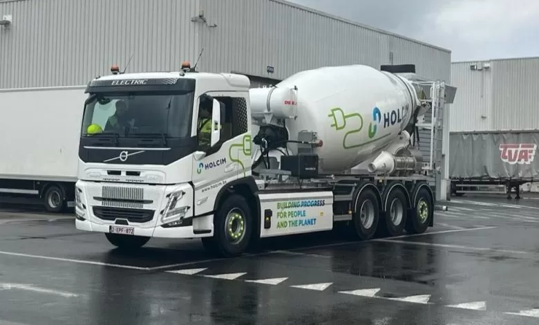 Volvo a livrat prima betonieră electrică pentru Holcim