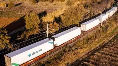 Girteka a extins serviciile intermodale din Suedia către Germania