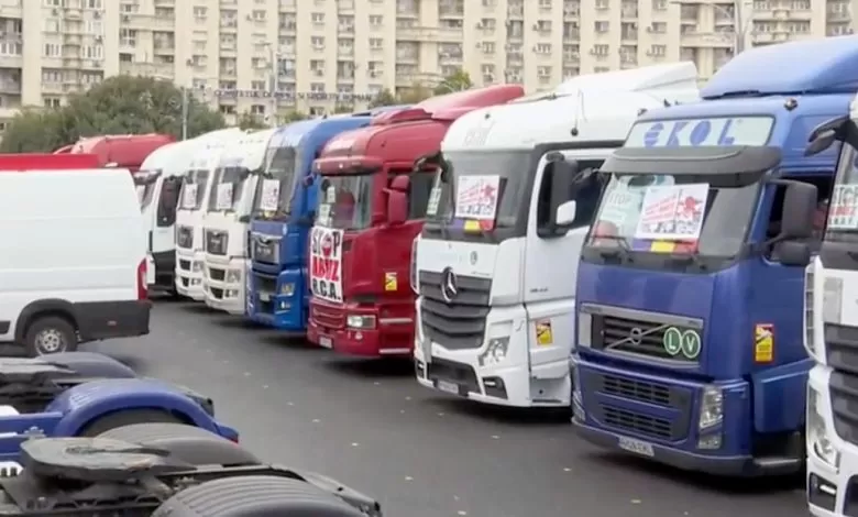 Transportatorii români pregătesc proteste spontane în toată țara