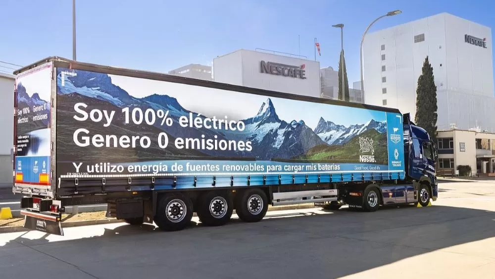 Renault Trucks E-Tech T va transporta cafea pentru Nestlé 3 Renault Trucks E-Tech T va transporta cafea pentru Nestlé