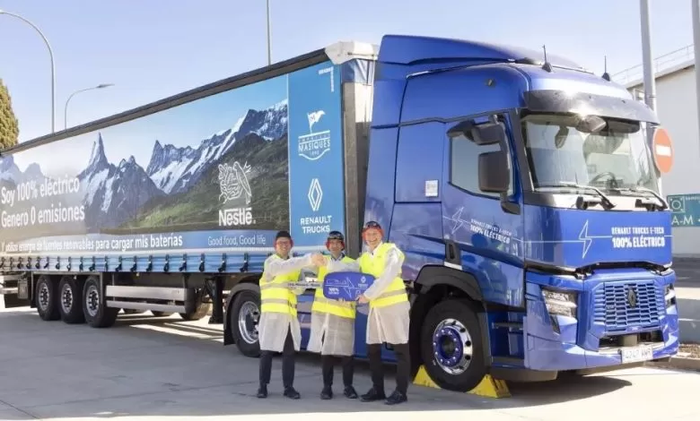 Renault Trucks E-Tech T va transporta cafea pentru Nestlé 1 Renault Trucks E-Tech T va transporta cafea pentru Nestlé