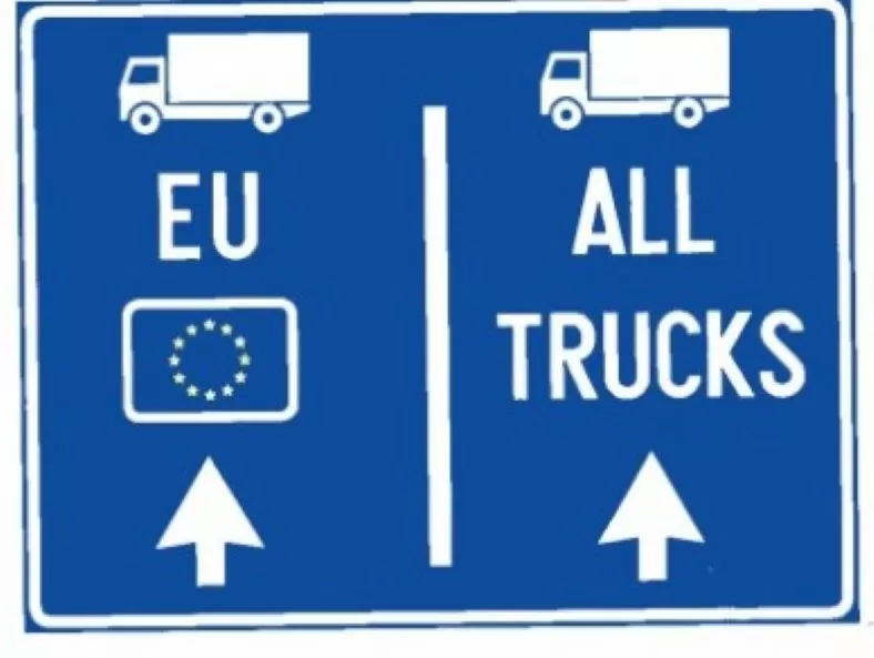 Bandă dedicată exclusiv camioanelor din UE în ACI Calafat, Nădlac 2 și Borș 2