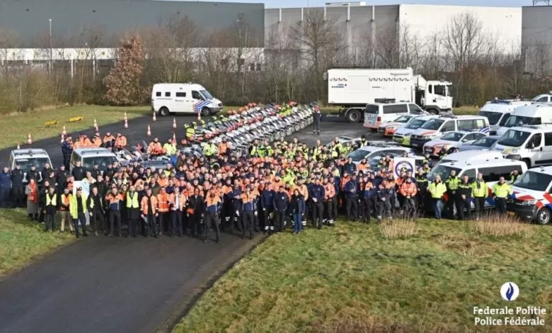 Control mamut în Belgia: 250 de ofițeri și invitați din 3 țări