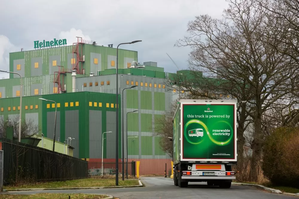 Heineken anunță primul transport internațional de marfă electric 3 HEINEKEN anunță primul transport internațional de marfă electric