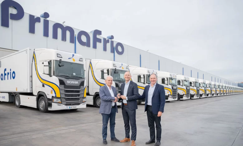 Primafrio își înnoiește flota cu 311 camioane Scania cu cabină S 1 Primafrio își înnoiește flota cu 311 camioane Scania cu cabină S