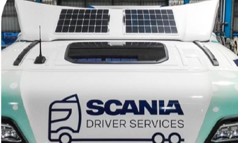 Scania România montează panouri fotovoltaice pe camioane