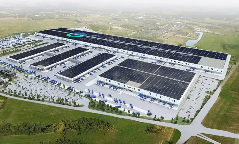DSV va avea cea mai mare centrală solară pe acoperiș din lume 1 Cea mai mare centrală solară pe acoperiș din lume va fi contruită în Danemarca
