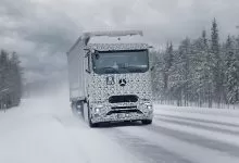 eActros 600, în teste de iarnă înainte începerii producției de serie 12 eActros 600, în teste de iarnă înainte începerii producției de serie