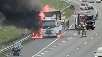 Incendiu la un camion electric, în Olanda. Totul a pornit de la o roată