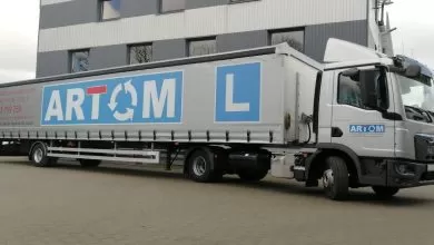 Polonia: Școală de șoferi pentru categorie CE pe cap tractor cu semiremorcă