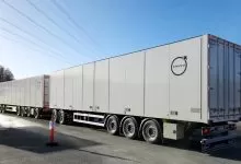 Combinațiile de 34 de metri lungime pot circula între Suedia și Danemarca