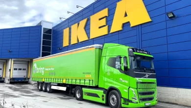 Camioane electrice folosite în transportul produselor IKEA Norvegia