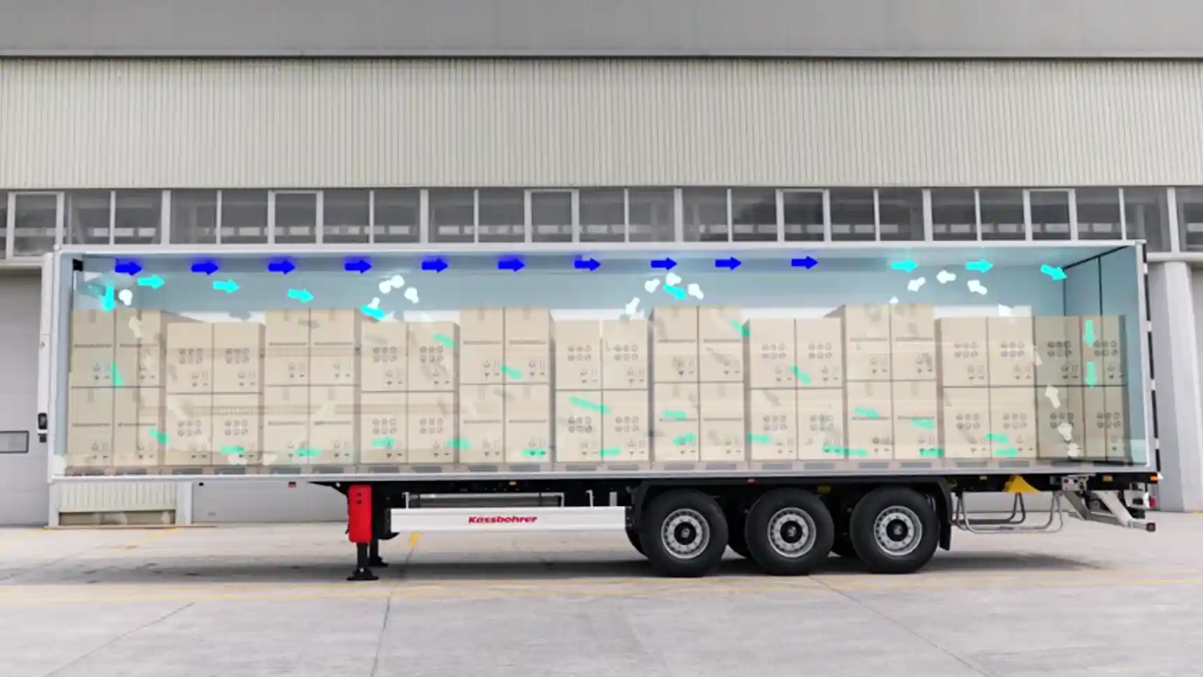 Kässbohrer a lansat o nouă serie de semiremorci frigorifice