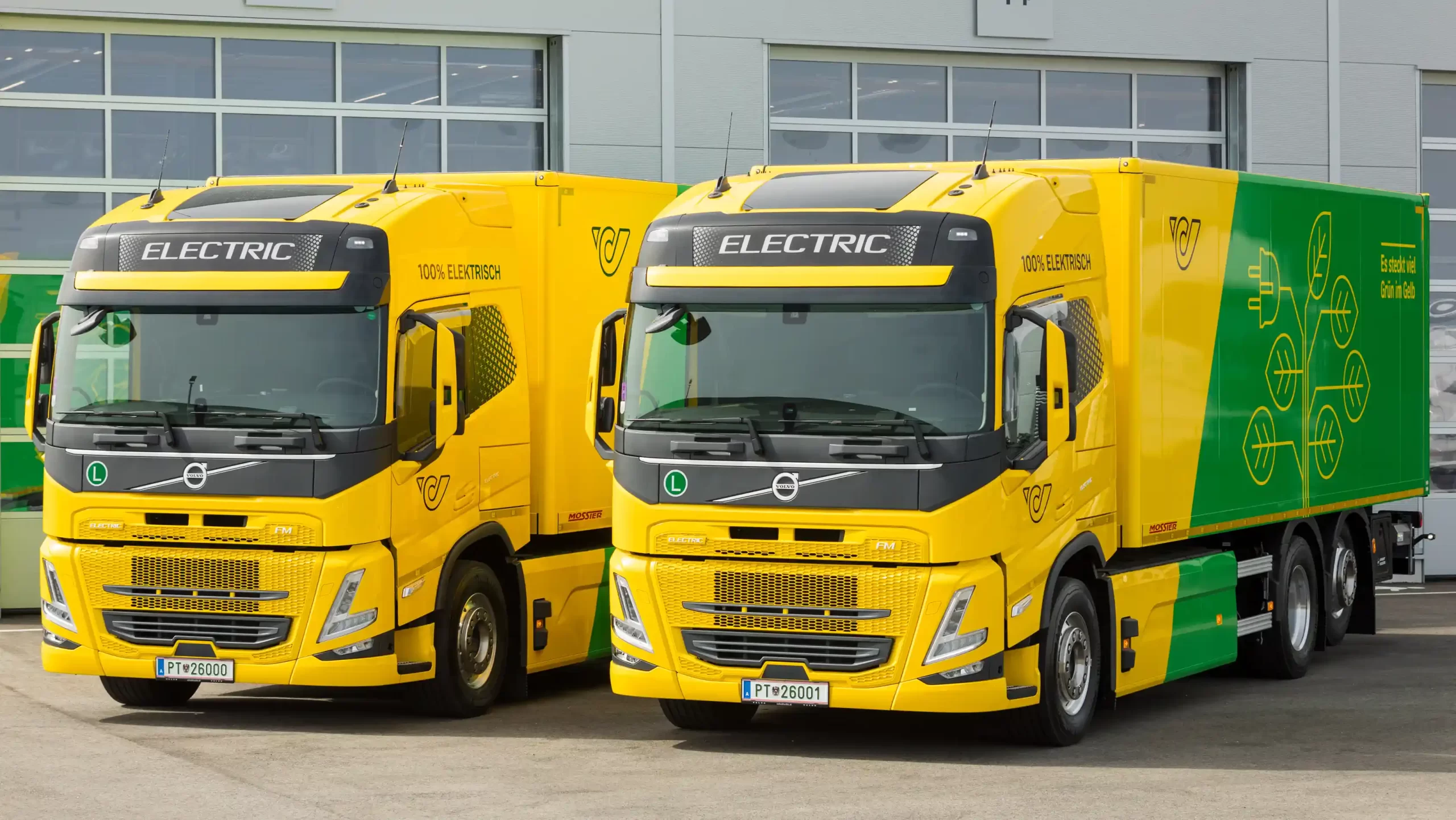 Poșta Austriacă a început exploatarea primelor camioane electrice