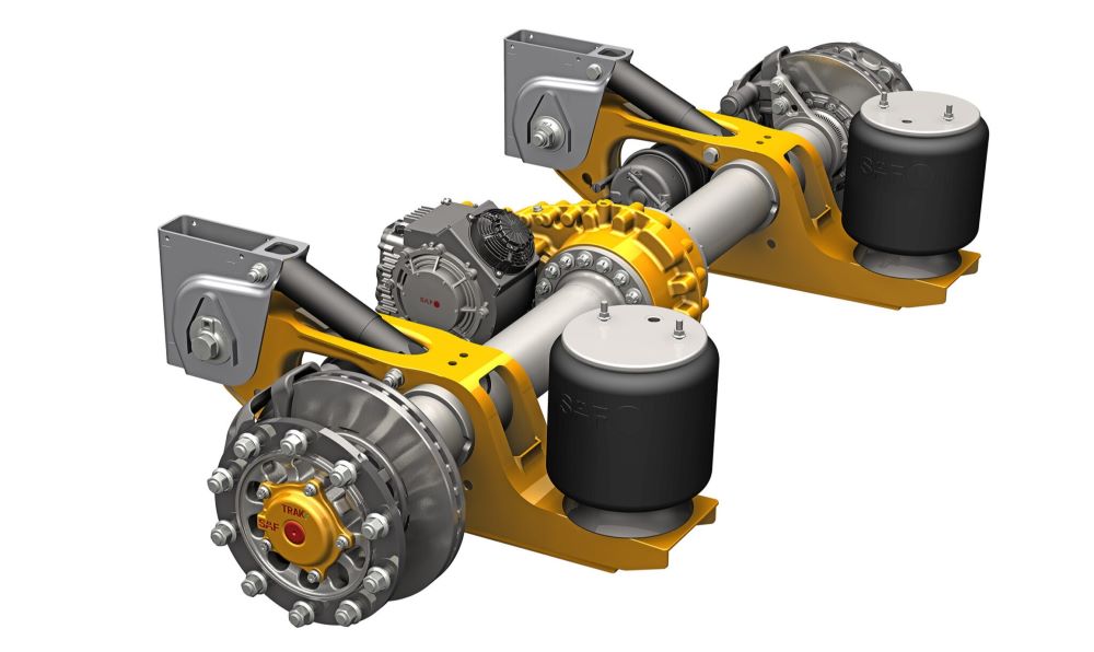 SAF combină axa electrificată TRAKr cu sistemul modular de suspensie Modul