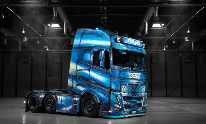Volvo FH 500 "Outliner", noul camion de show realizat de Thomann 1 camion de show Thormann Volvo 4