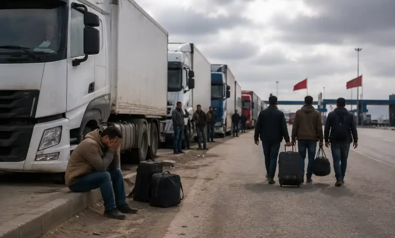 Șoferii din Maroc își abandonează camioanele pentru companii din Spania 1 Șoferii din Maroc își abandonează camioanele pentru companii din Spania