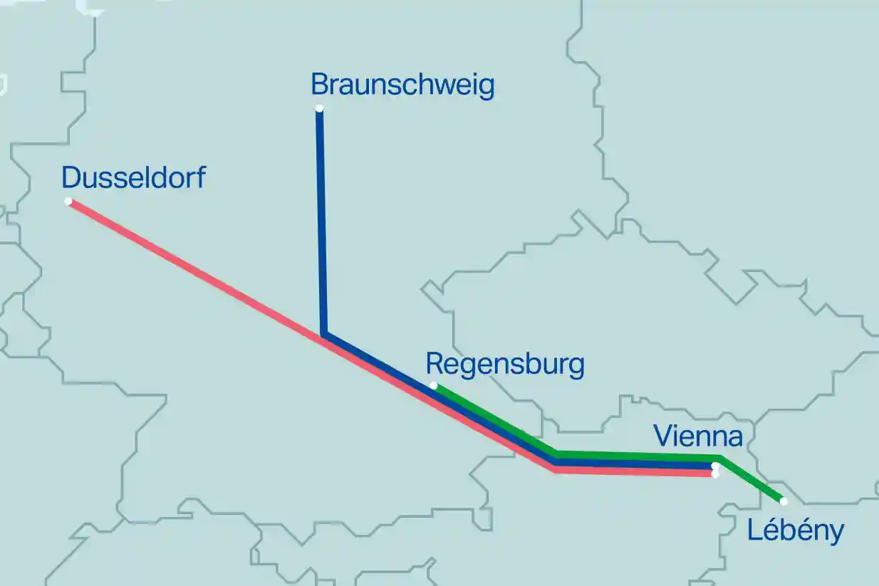Helrom a lansat o nouă rută feroviară între Germania și Austria 3 Helrom a lansat o nouă rută feroviară între Germania și Austria