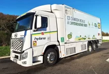 Lidl operează primul camion cu hidrogen din sectorul de retail din Franța 11 Jacky Perrenot livrează pentru Lidl Franța cu un camion cu hidrogen