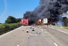 Germania: Patru vehicule cuprinse de foc în urma unui accident rutier pe A2
