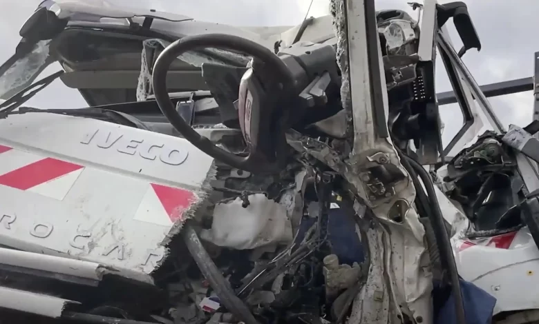 Germania: Un șofer de camion riscă închisoare pentru filmarea scenei unui accident 1 Germania: Riscă închisoare pentru filmarea scenei unui accident