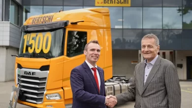 DAF a ajuns la 1500 de camioane livrate către Bertschi