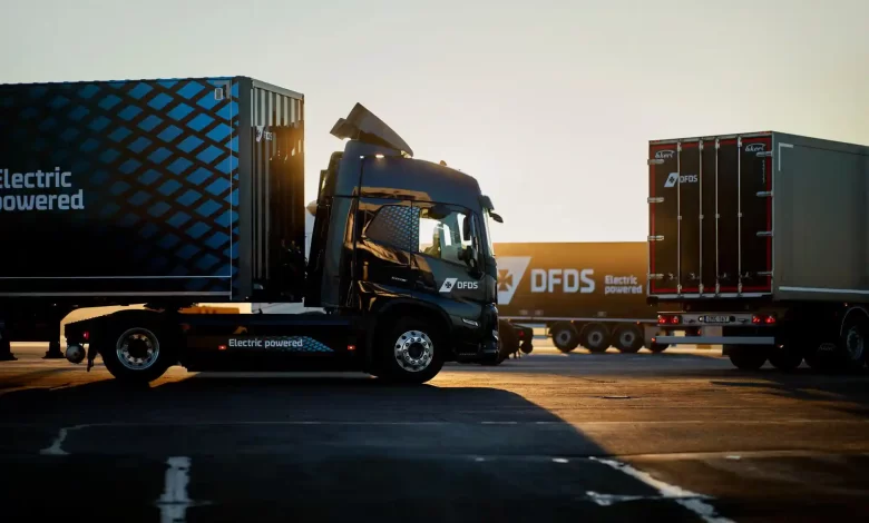 DFDS face livrări cu 10 camioane electrice în Marea Britanie 1 DFDS face livrări cu 10 camioane electrice în Marea Britanie