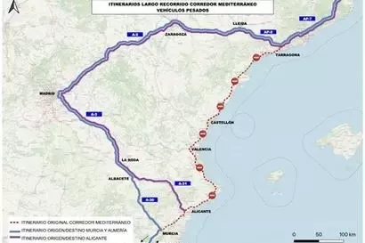 Spania: DGT a limitat circulația camioanelor în provincia Valencia 1 Circulația camioanelor în provincia Valencia a fost limitată