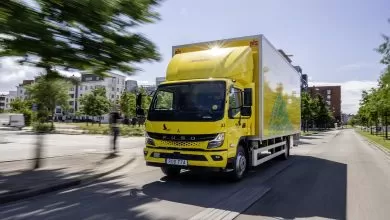 Rutele DHL din Malmö electrificate cu FUSO eCanter