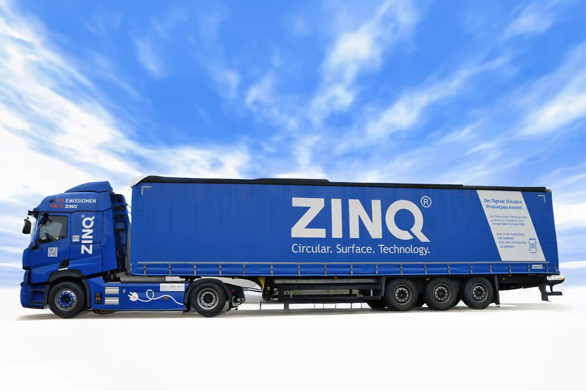 ZINQ utilizează camioane electrice Renault Trucks E-Tech T