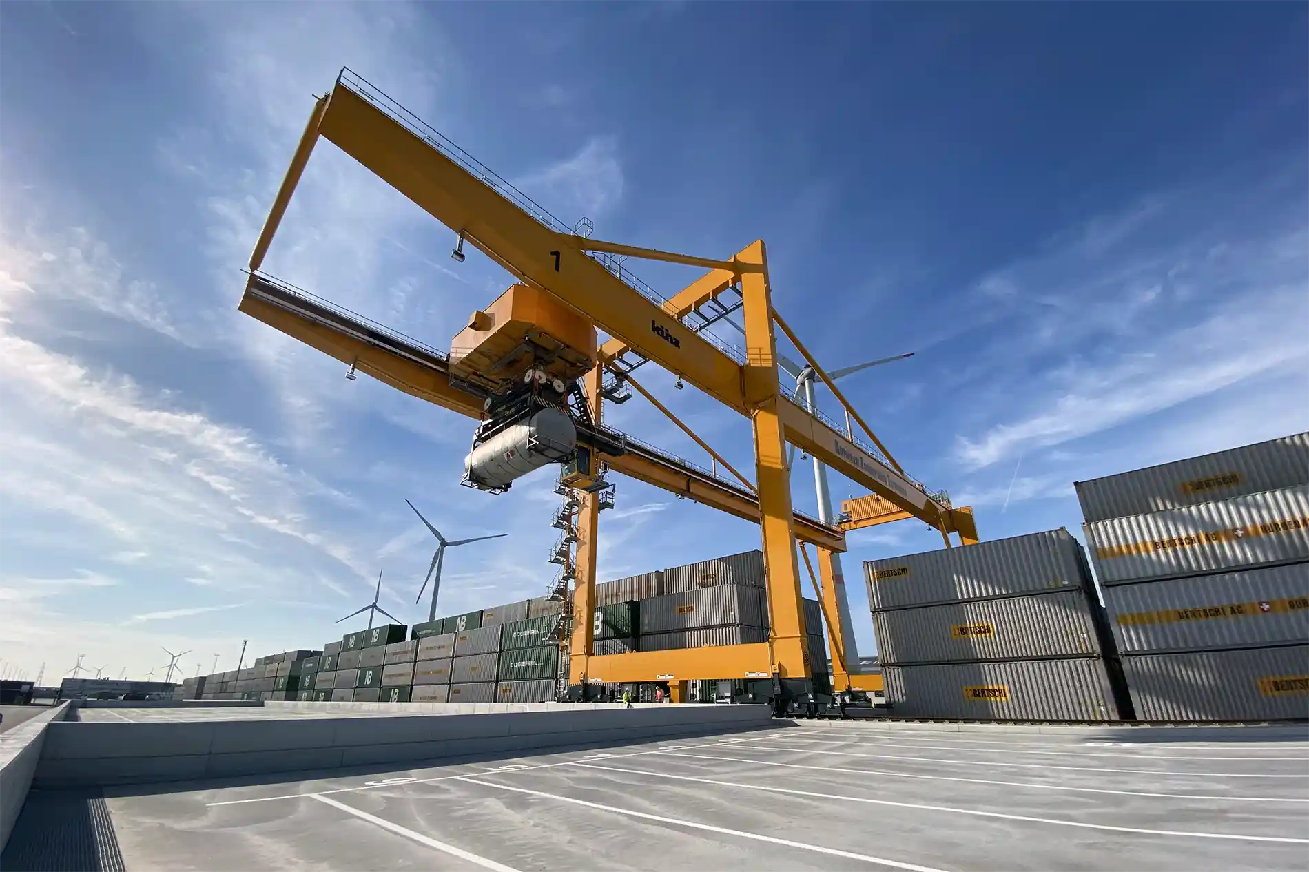 Noul terminal trimodal Bertschi pentru mărfuri periculoase în Antwerp