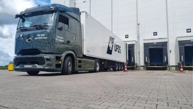 DFDS testează camionul electric eActros 600 9 DFDS testează camionul electric eActros 600