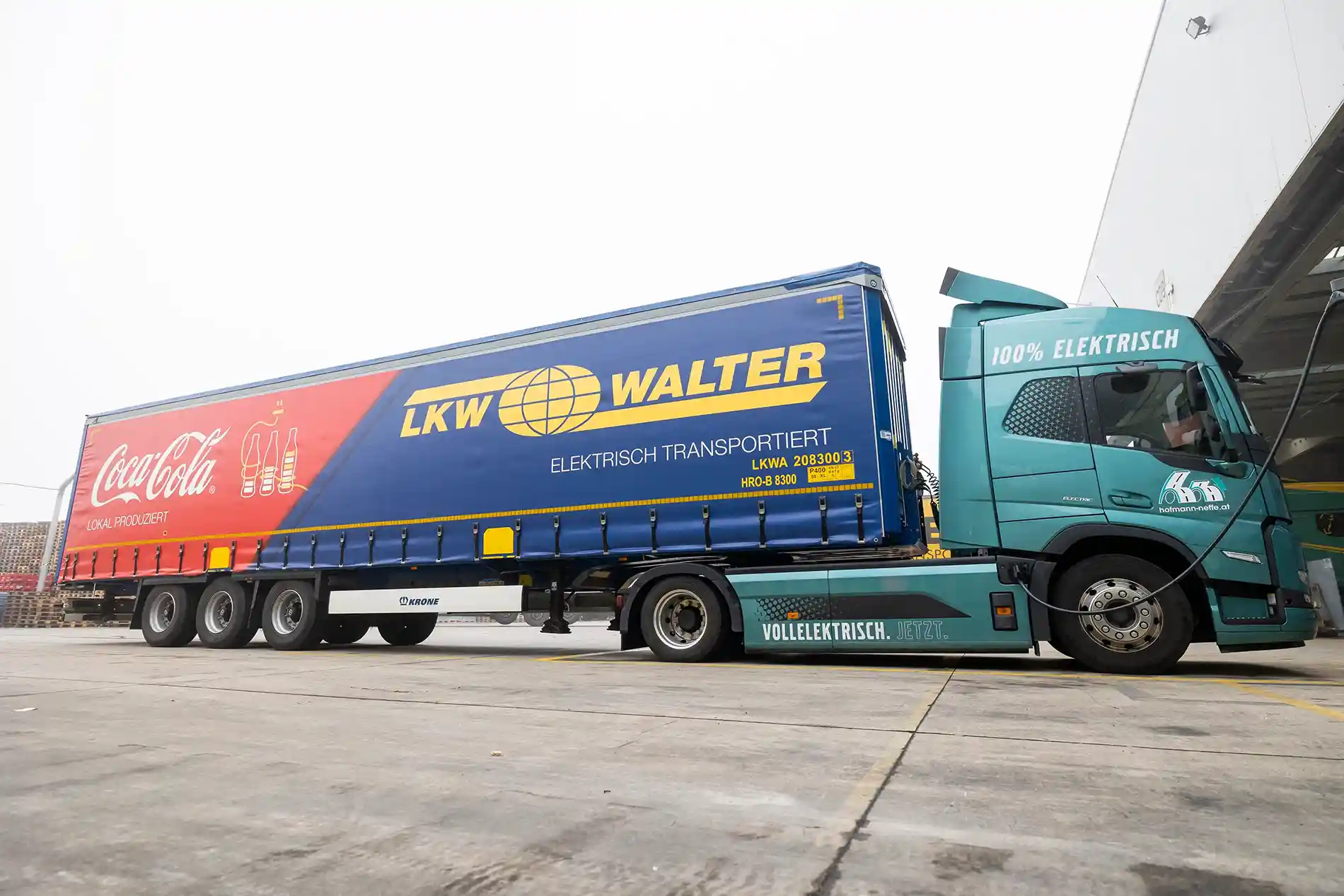 Primul camion electric în operațiunile logistice Coca-Cola HBC Austria