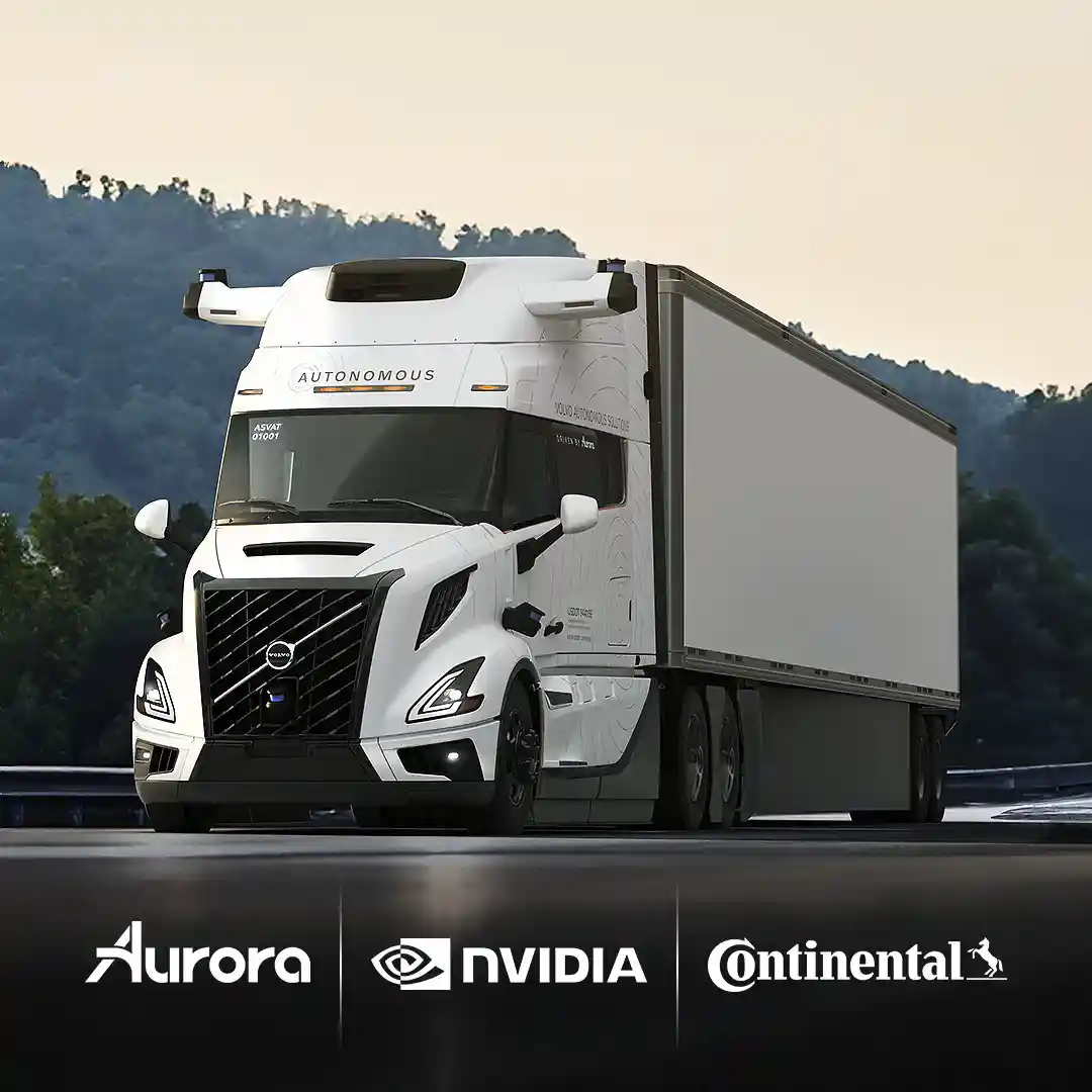 Viitoarele camioane fără șofer Aurora vor utiliza NVIDIA DRIVE Thor