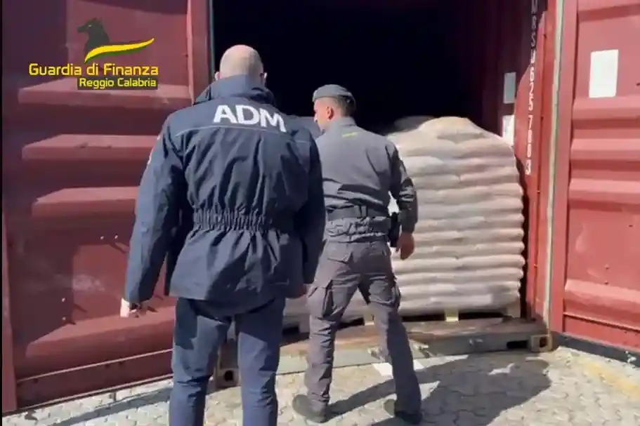 Italia: Captură uriașă de droguri în porturile Livorno și Gioia Tauro