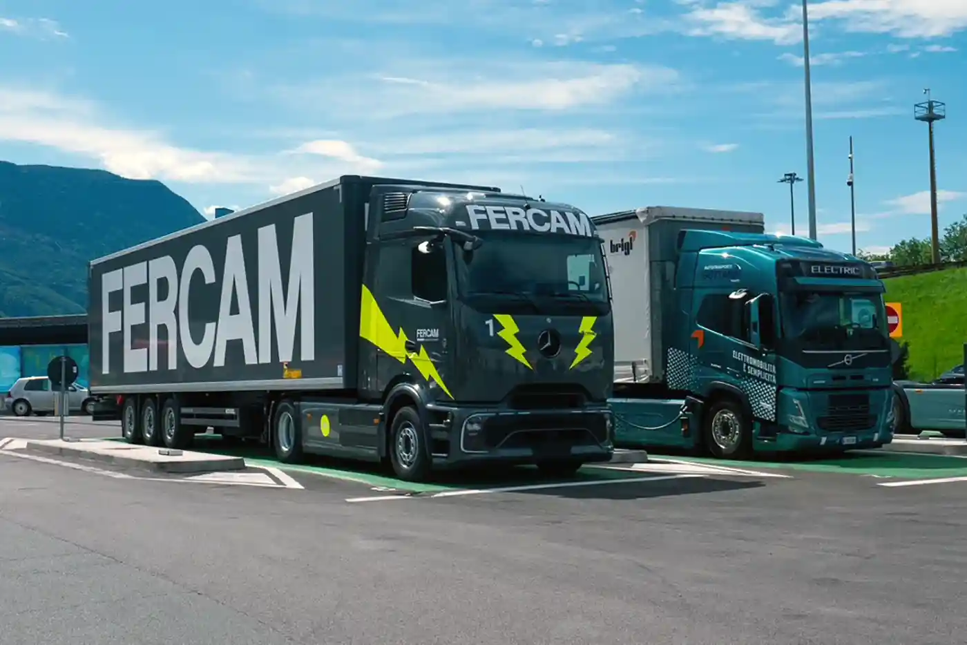 Primul camion electric eActros 600 integrat în flota FERCAM