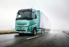 Primele imagini cu noul cap tractor FH Aero Electric cu autonomie de până la 600 km