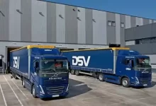 Primele camioane electrice folosite de DSV în transportul național din Spania