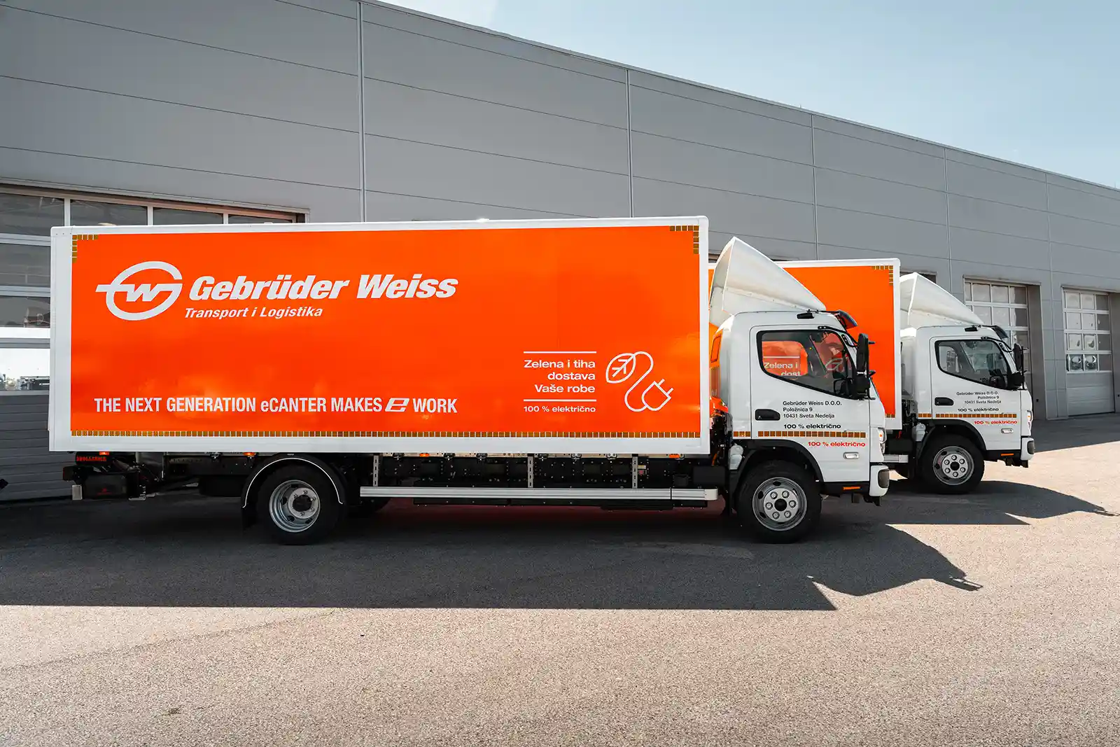 FUSO eCanter intră în operațiunile urbane Gebrüder Weiss din Zagreb