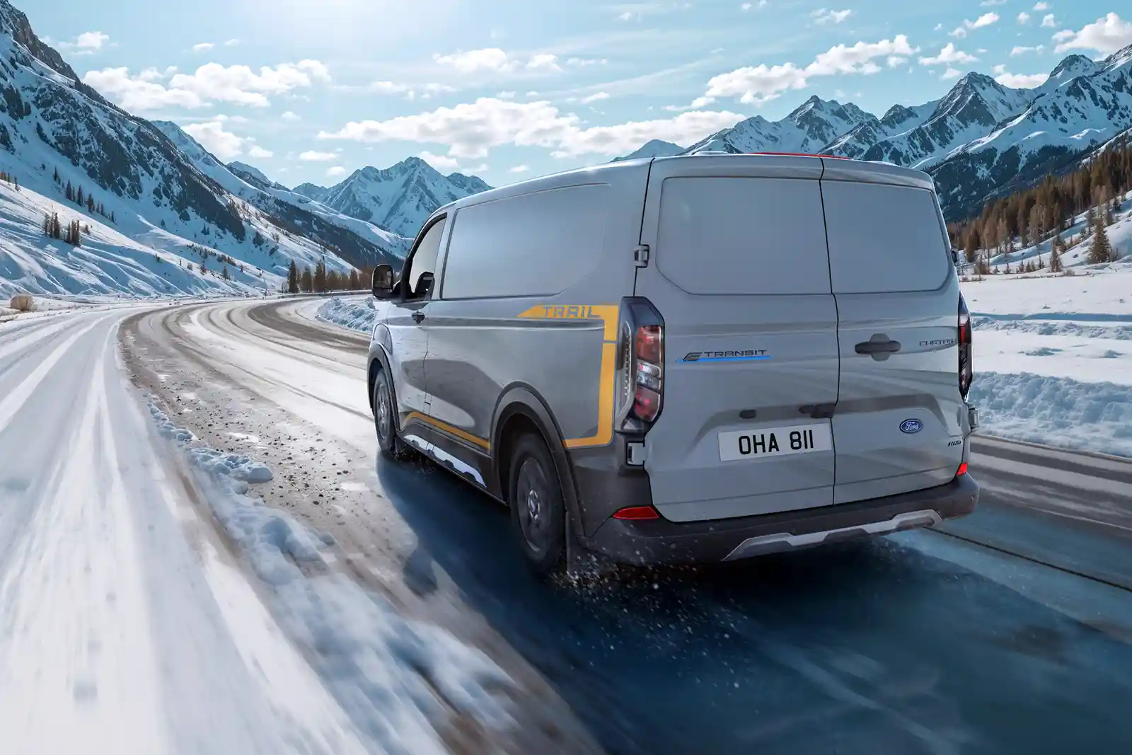 Ford E-Transit Custom disponibil și cu tracțiune integrală