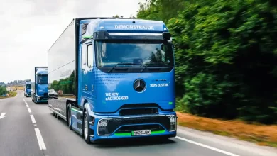 Mercedes-AMG PETRONAS F1 introduce camioane electrice eActros 600 în logistica de curse