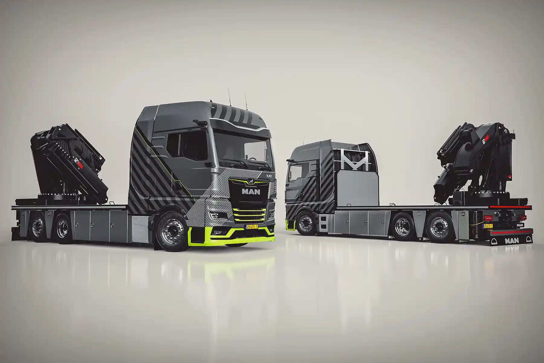 MAN hTGX pe hidrogen disponibil cu șasiu rigid în Olanda