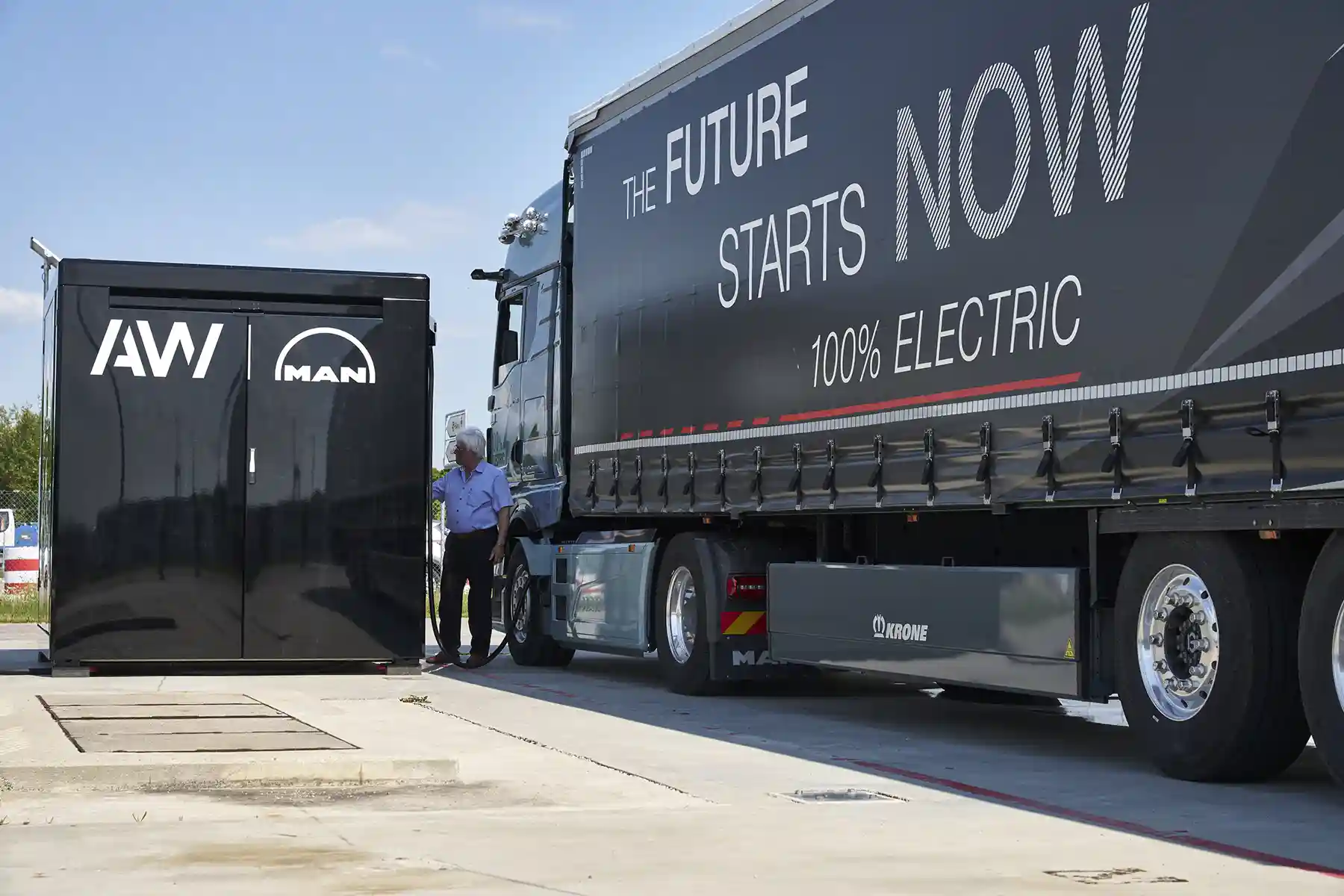 MAN oferă o soluție de încărcare mobilă pentru camioane electrice 3 MAN oferă o soluție de încărcare mobilă pentru camioane electrice