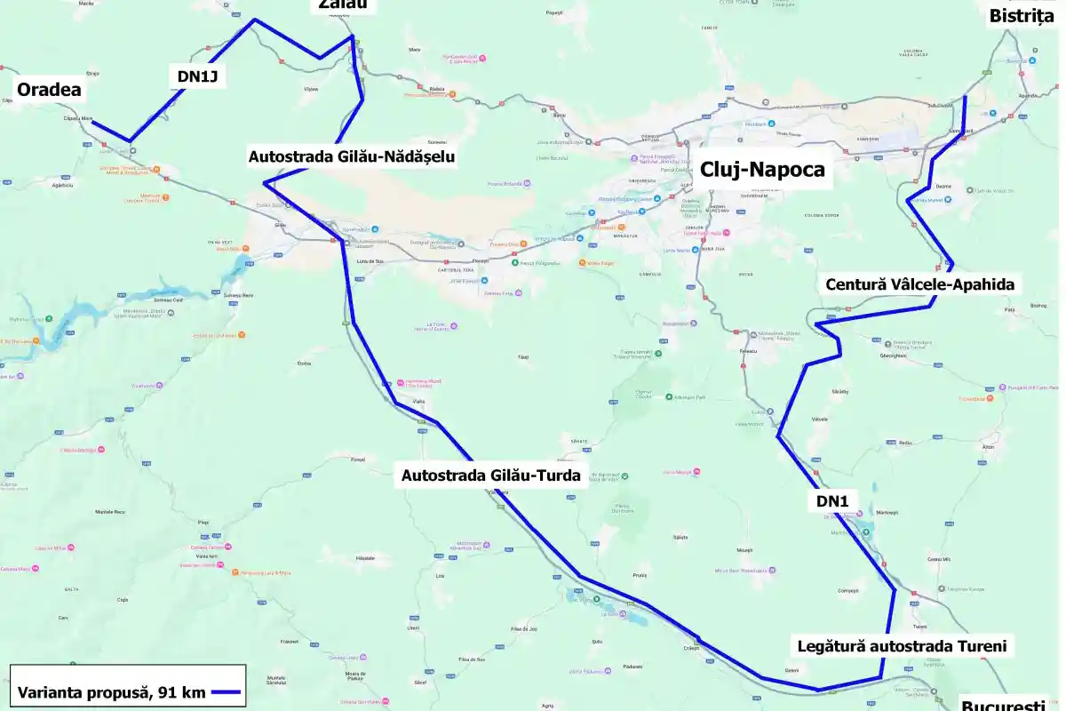 Traficul de tranzit mai greu de 7,5 tone, interzis prin Cluj-Napoca