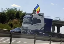 Șoferul camionului care a blocat A1, reținut de poliție 6 Șoferul camionului care a blocat A1, reținut de poliție