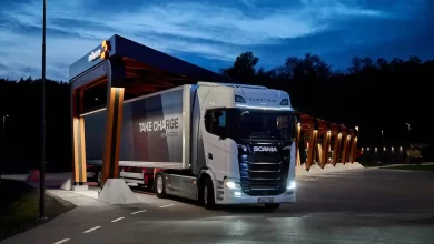 Caravana Scania cu șase camioane electrice ajunge în România, în noiembrie