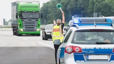 Poliția germană a efectuat un amplu control pe A3, lângă Frankfurt