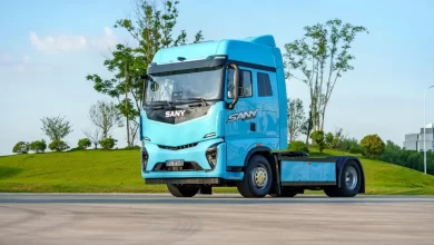 SANY aduce pe piața europeană primul cap tractor electric cu autonomie de 500 km