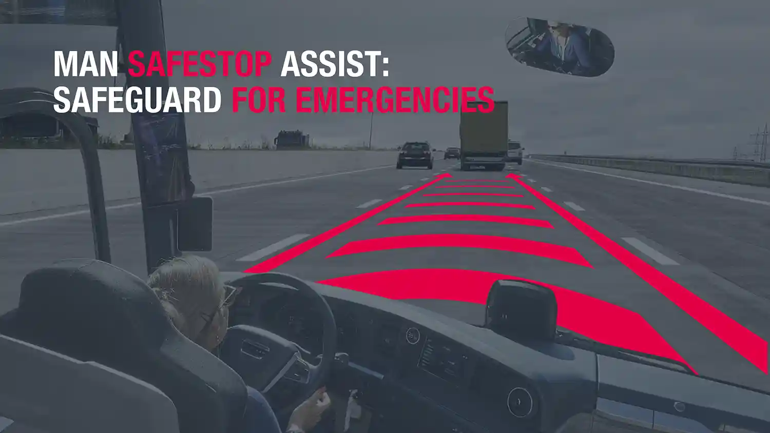 MAN SafeStop Assist, sistemul care oprește automat autocarul în caz de urgență